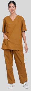 Veda V- Neck Desert Camel Women Scrub