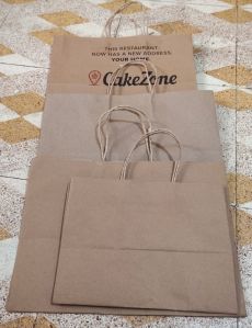 Kraft Paper Carry Bags