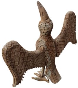 Wooden Bird Hand Carved Sculpture