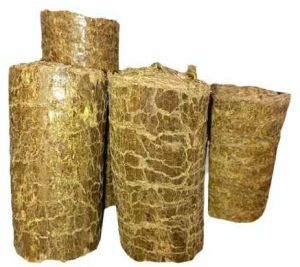 90 MM Mustard Husk Biomass Briquettes