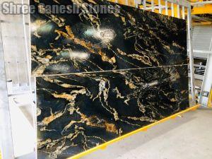 Titanium Black Granite Slabs