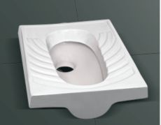 White Orissa Pan Toilet Seat