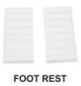 White Toilet Foot Rest