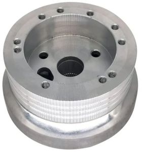 Silver Polished Metal Hub Cover