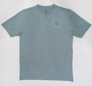 Mens Grey Round Neck T Shirt