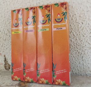 Mogra Chandan Charlie Ponds Ashthagandha Premium Incense Sticks Combo Pack