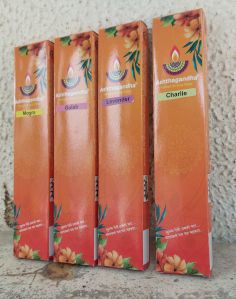 Mogra Gulab Lavender Charlie Ashthagandha Premium Incense Sticks Combo Pack