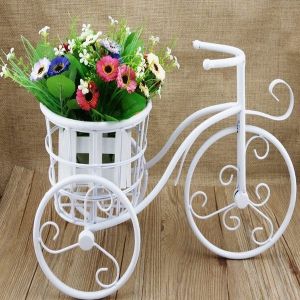 Iron Cycle Planter Pot