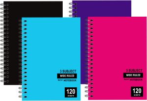 3 Subject Spiral Notebook