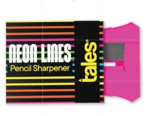 Tales Neon Lines Pencil Sharpener