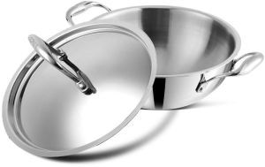 Triply Stainless Steel Kadhai (22CM)