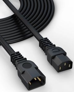 FEDUS IEC C13 to C14 Link Power Cable 250v Male to Female Power Extension Cord Cable