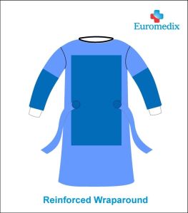 WRAPAROUND REINFORCED SURGICAL GOWN