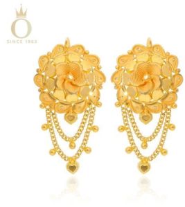 Windy Bloom Ladies Gold Studs