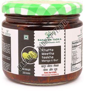 Homemade Khatta Meetha Mango Pickle
