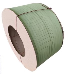 12 Mm Green Coated PP Box Strapping Roll