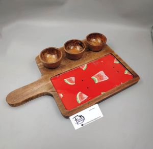 Wooden Pizza Platter