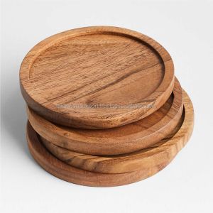 Wooden Tea Coaster Set