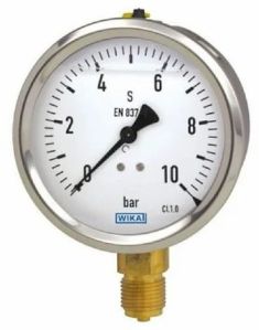 Wika 113.53 Analog Bourdon Tube Pressure Gauge