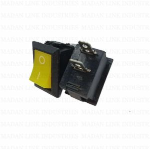 Rocker Switch 12 Yellow on off