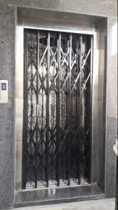 Collapsible Stainless Steel Elevator Doors