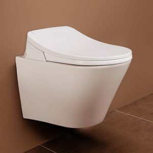 Jaquar Ceramic White Wall Mounted Toilet Seat