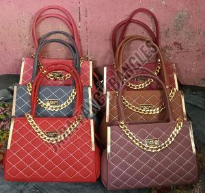 Rexine Trendy Ladies Hand Bags