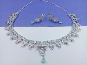 Designer Sterling Silver Necklace Set