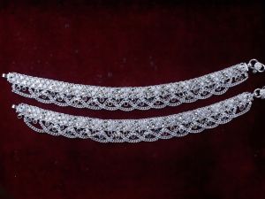 Unique Designer Silver Anklets