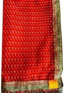 Embroidered Net Mata Ki Chunari