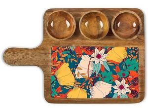 Wooden Serving Platter Set