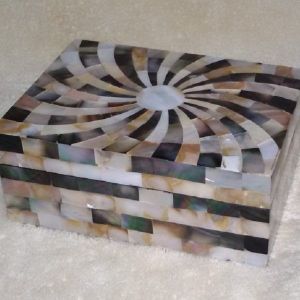 MDF Wood Box Shell Inlaid