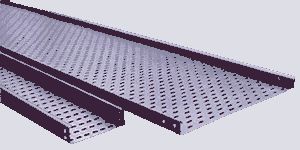 Medium Duty Straight Flange perforated Cable Trays