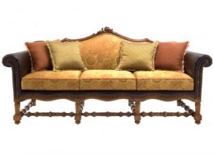 Light Carved Sofa