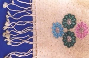 silk pashmina embroidered shawl