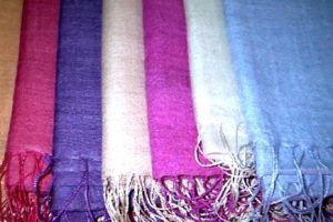 water pashmina shawl