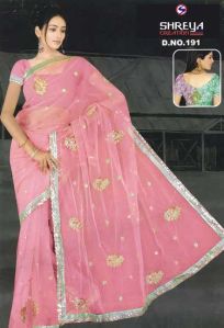 Jacquard Pallu Net Saree S2