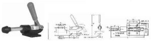 Push Pull Action Toggle Clamp Centre Base