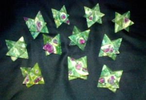 Gemstone Merkaba Stars