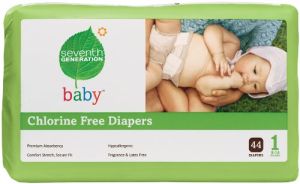 Seventh Generation Chlorine Free Baby Diapers,