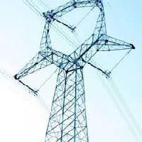 galvanized transmission line towers