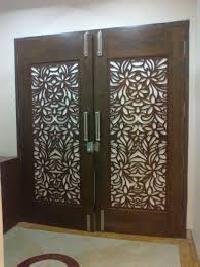 wooden inlay doors