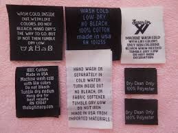 Wash Care Labels