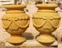 Stone Flower Pots