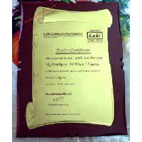 Wooden Golden Certificate - Patrika - Lubi