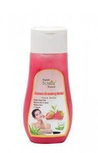 Organic Sunrise Strawberry Aloevera Face Wash