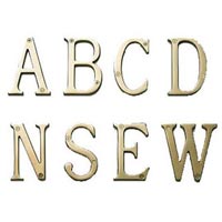 Brass Alphabets