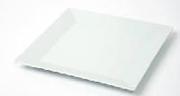 White Plain Ceramic Square plate