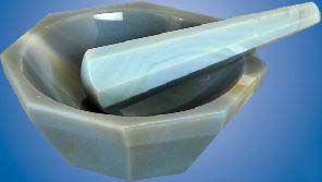 Grey Agate Mortar & Pestle Set