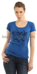 Ladies Round Neck T-shirts